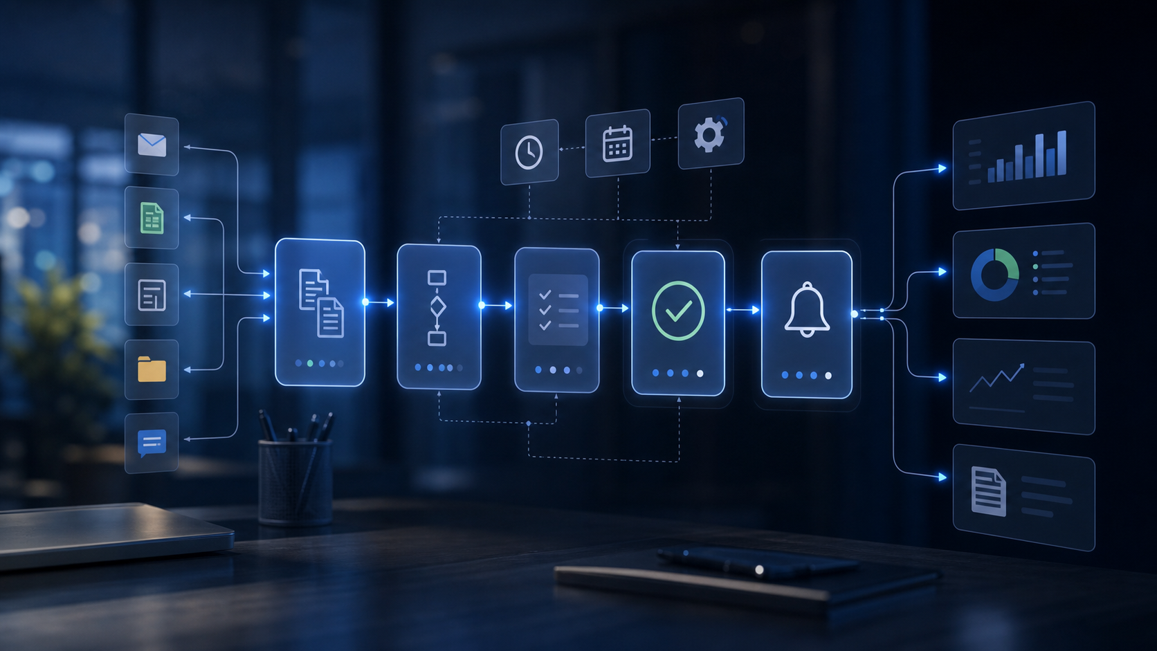 Visualisierung automatisierter Arbeitsabläufe